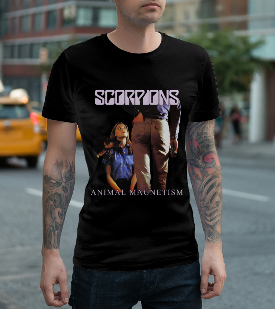 Scorpions Animal Magnetism Album Cover T-Shirt