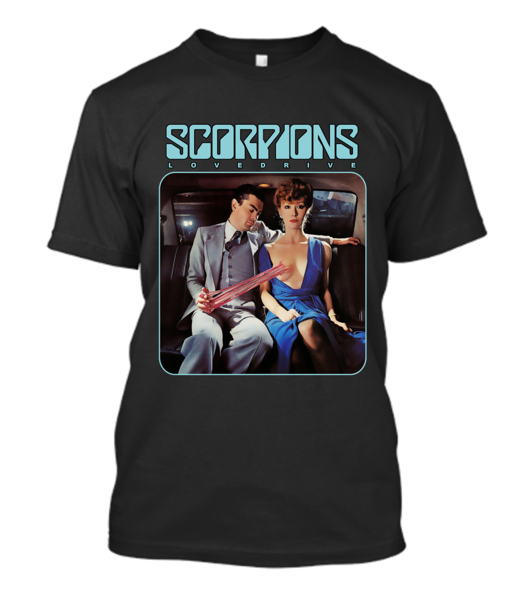Scorpions Lovedrive Album Cover Scp T-Shirt