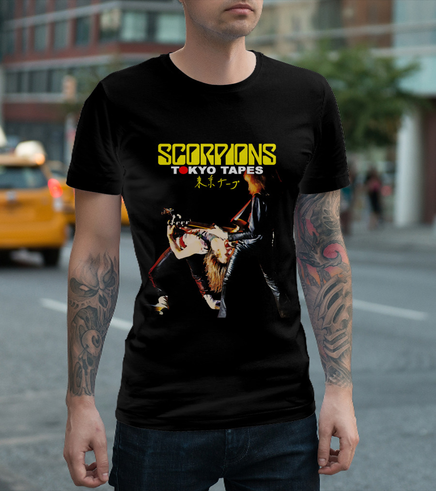 Scorpions Tokyo Tapes Live Performance Japan Rock Band T-Shirt