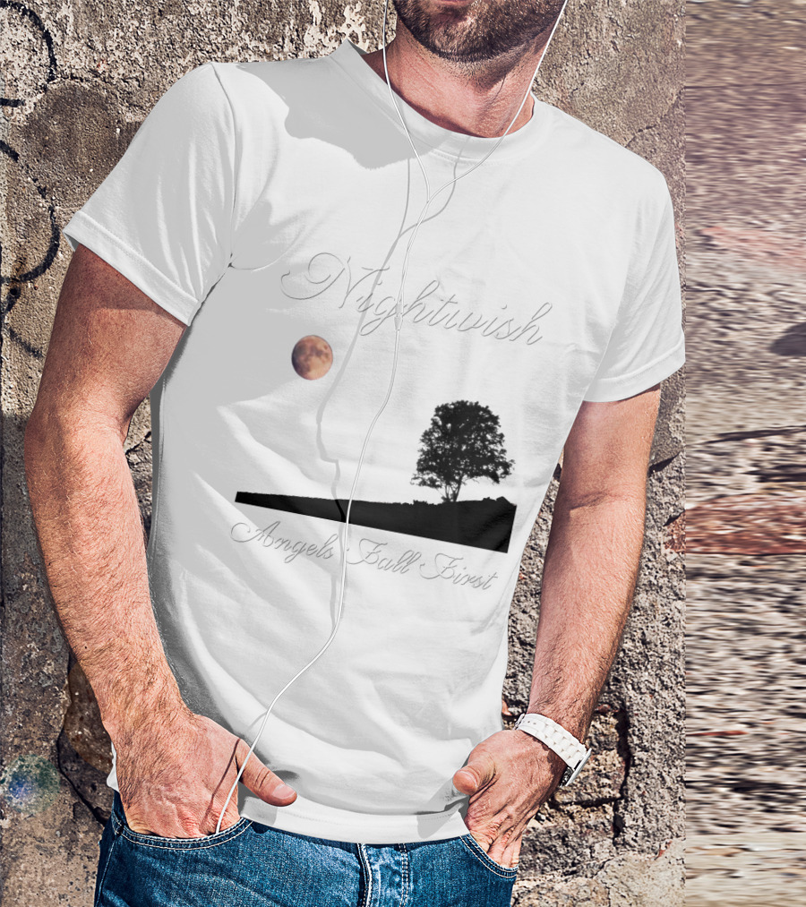 Nightwish Angels Fall First Moon And Tree T-Shirt