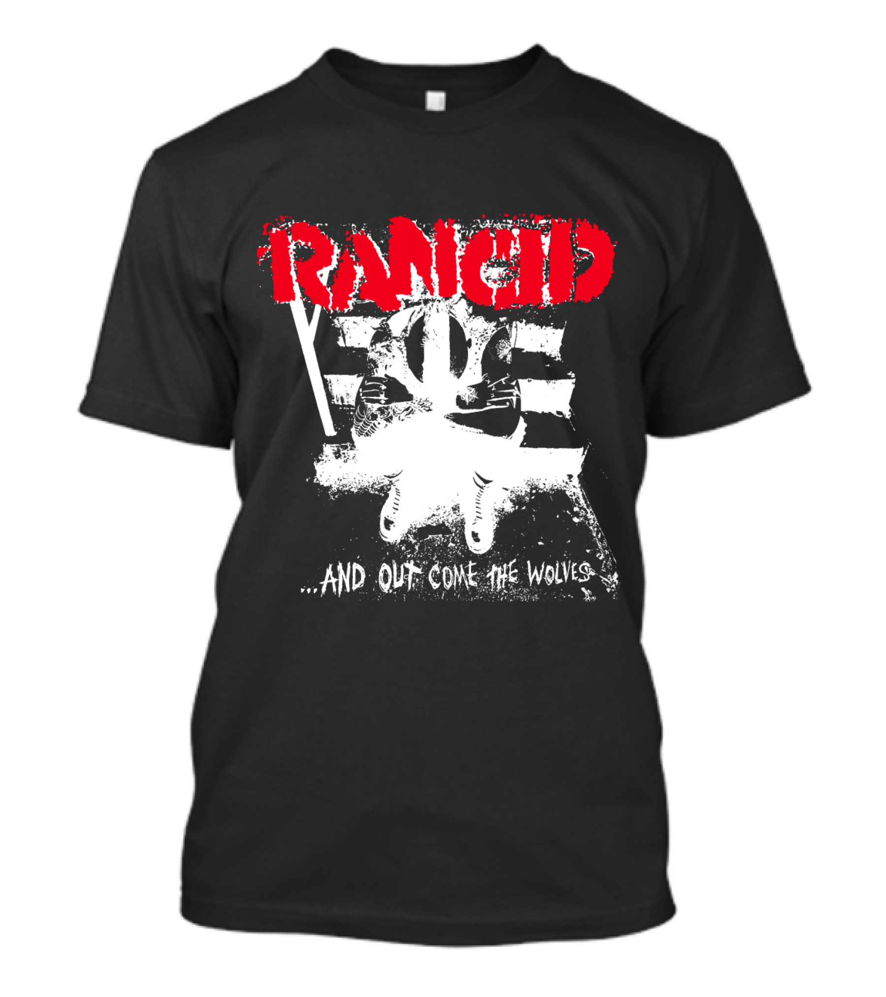 Rancid .And Out Come The Wolves Album Cover T-Shirt