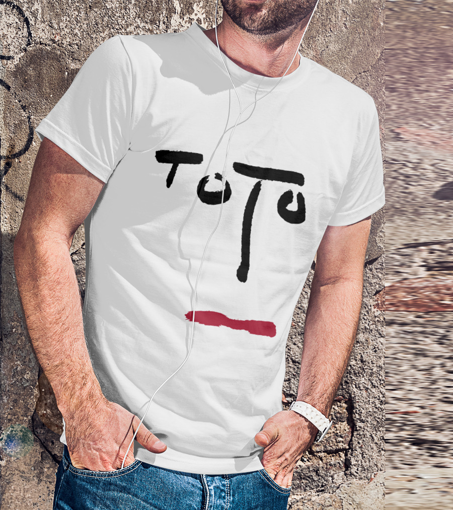TOTO Turn Back 08 Minimalist Face T-Shirt