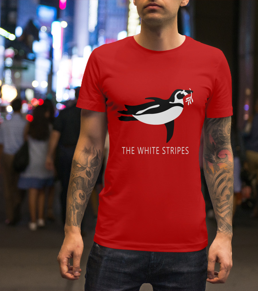 The White Stripes TWS 03 Red Penguin T-Shirt