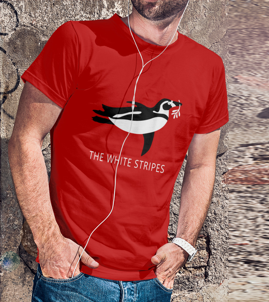 The White Stripes TWS 03 Red Penguin T-Shirt