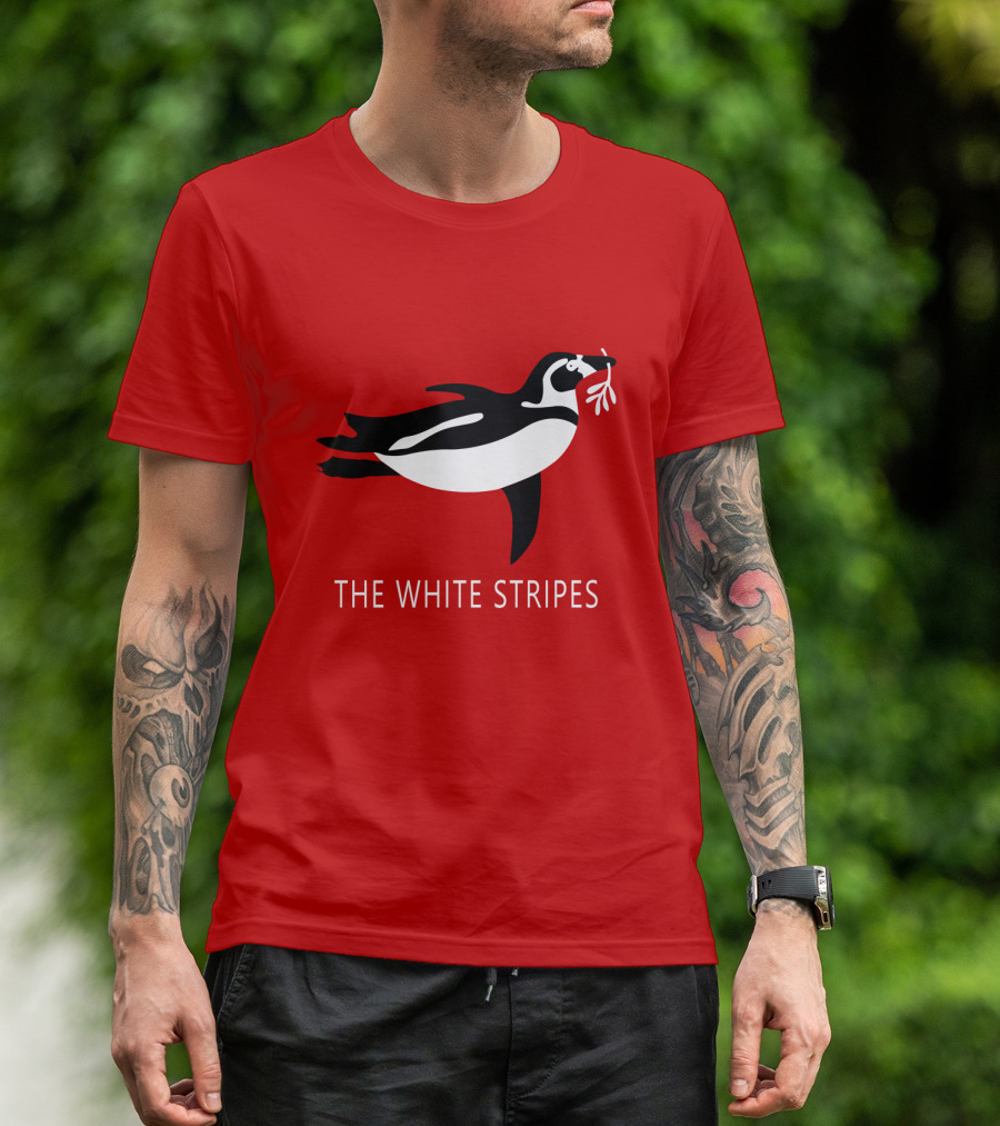 The White Stripes TWS 03 Red Penguin T-Shirt