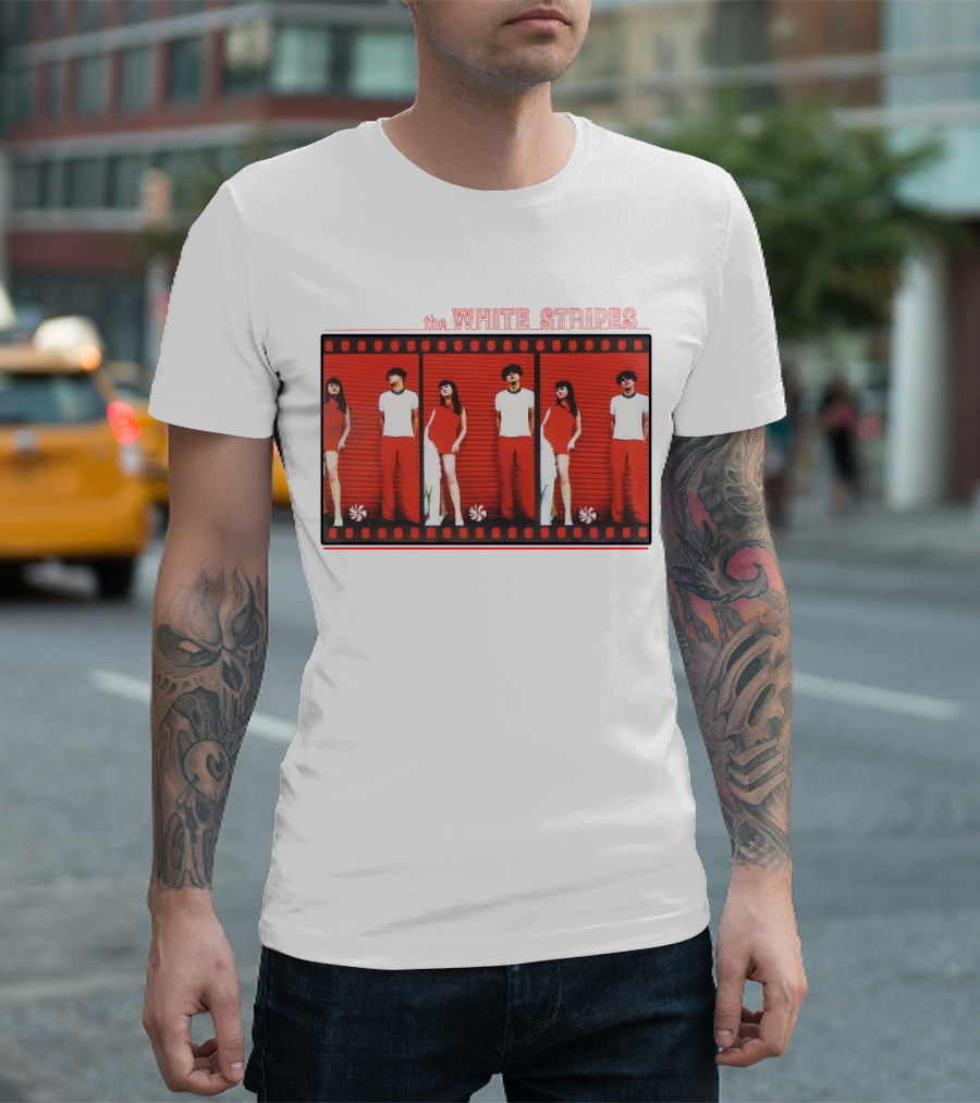 The White Stripes Red Filmstrip T-Shirt