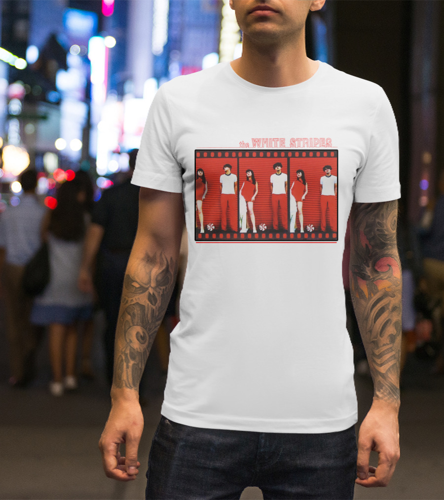 The White Stripes Red Filmstrip T-Shirt