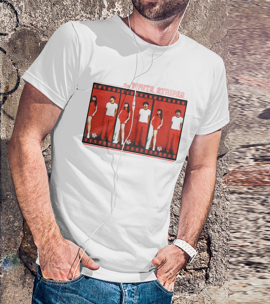 The White Stripes Red Filmstrip T-Shirt
