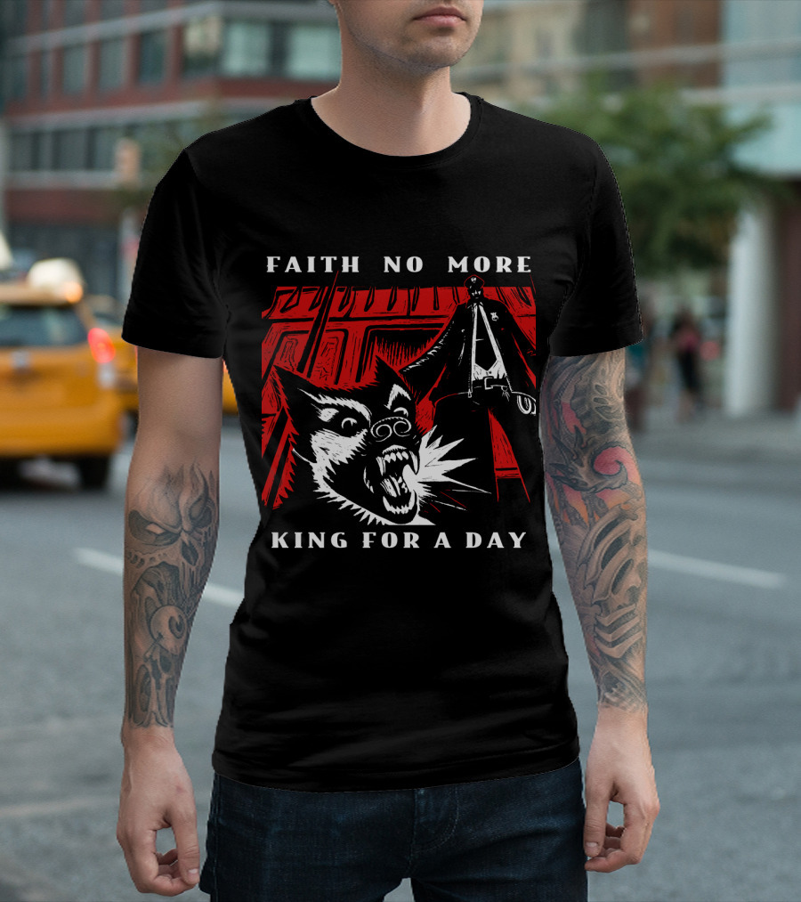 Faith No More King for a Day Red and Black T-Shirt