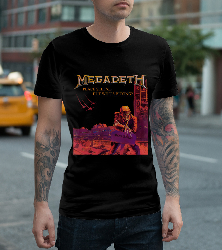 Megadeth MGD 08 Peace Sells But Who's Buying For Sale Scene T-Shirt