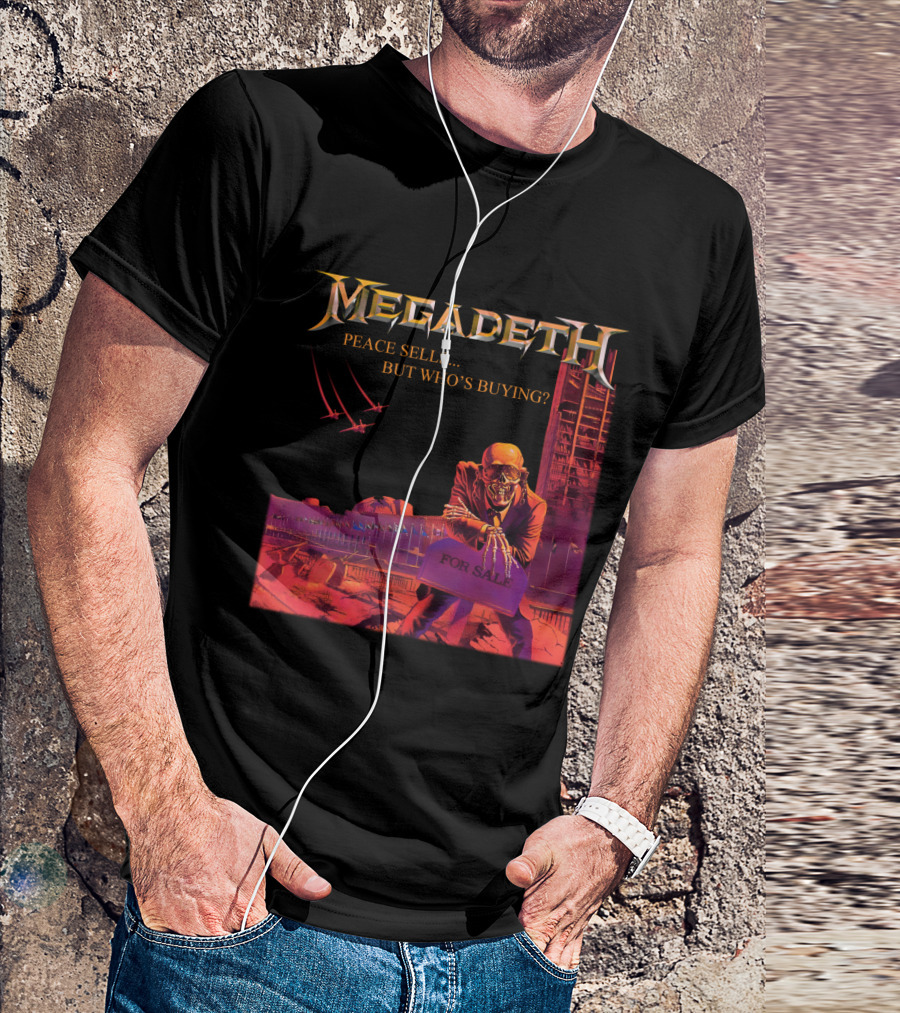 Megadeth MGD 08 Peace Sells But Who's Buying For Sale Scene T-Shirt