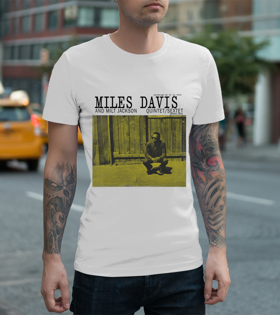 Miles Davis and Milt Jackson Quintet/Sextet Album Cover T-Shirt