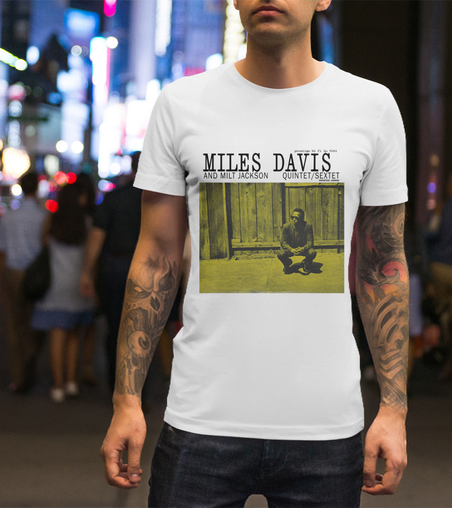 Miles Davis And Milt Jackson Quintet/Sextet Album Cover T-Shirt