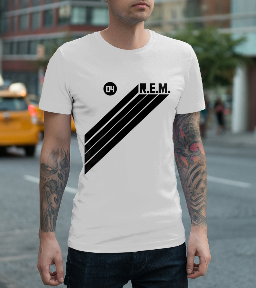 R.E.M. 04 Stripe T-Shirt