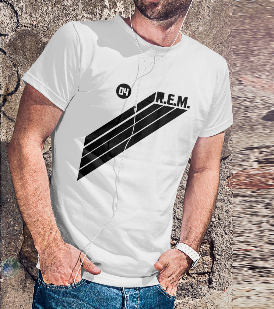 R.E.M. 04 Stripe T-Shirt