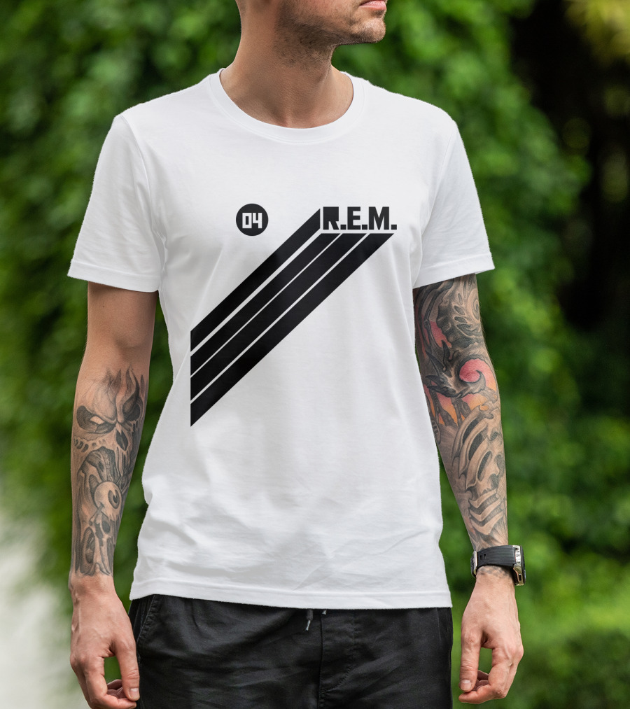 R.E.M. 04 Stripe T-Shirt