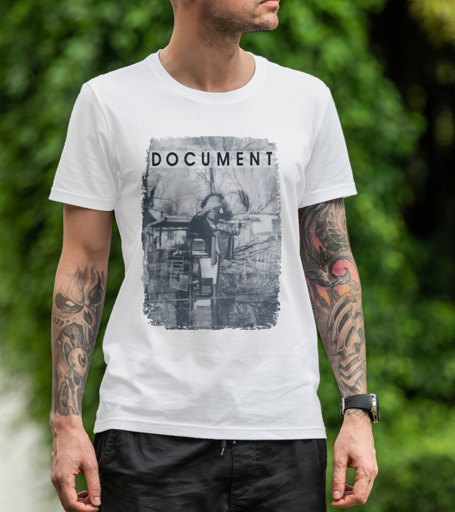 REM Document Reflections Monochrome Photograph T-Shirt