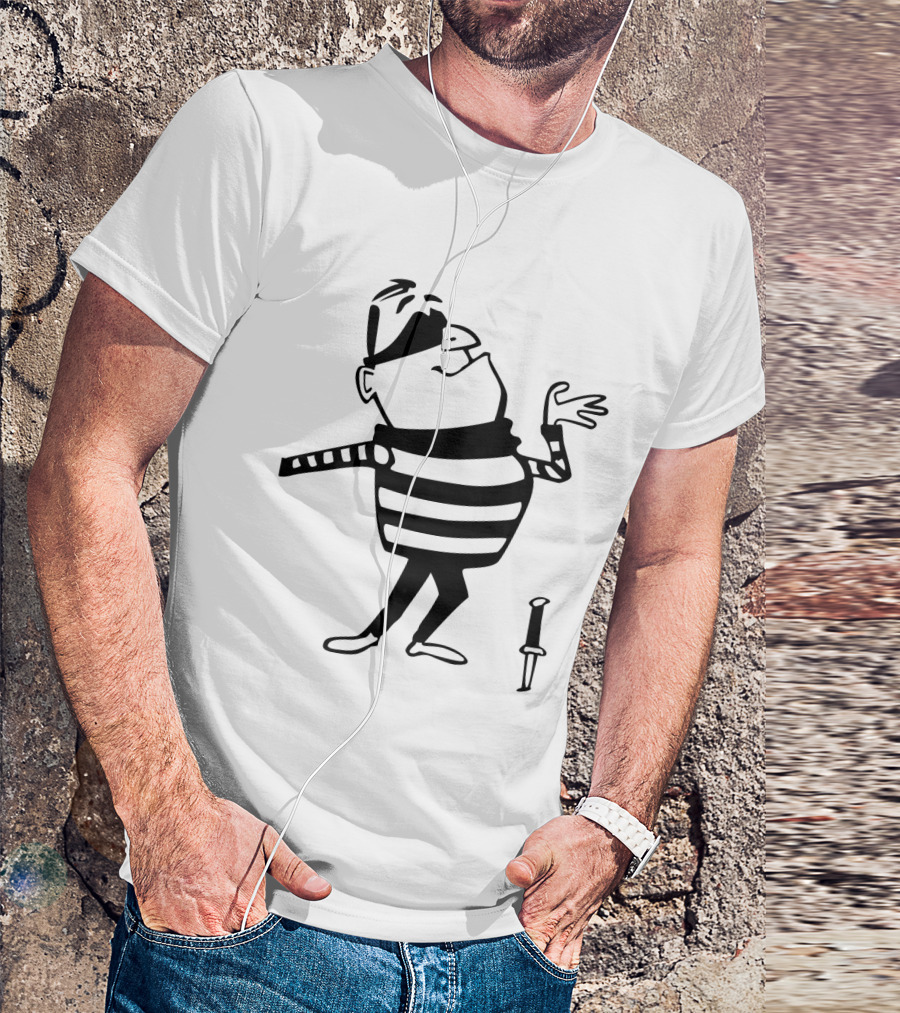 REM 05 Comic Burglar Character T-Shirt