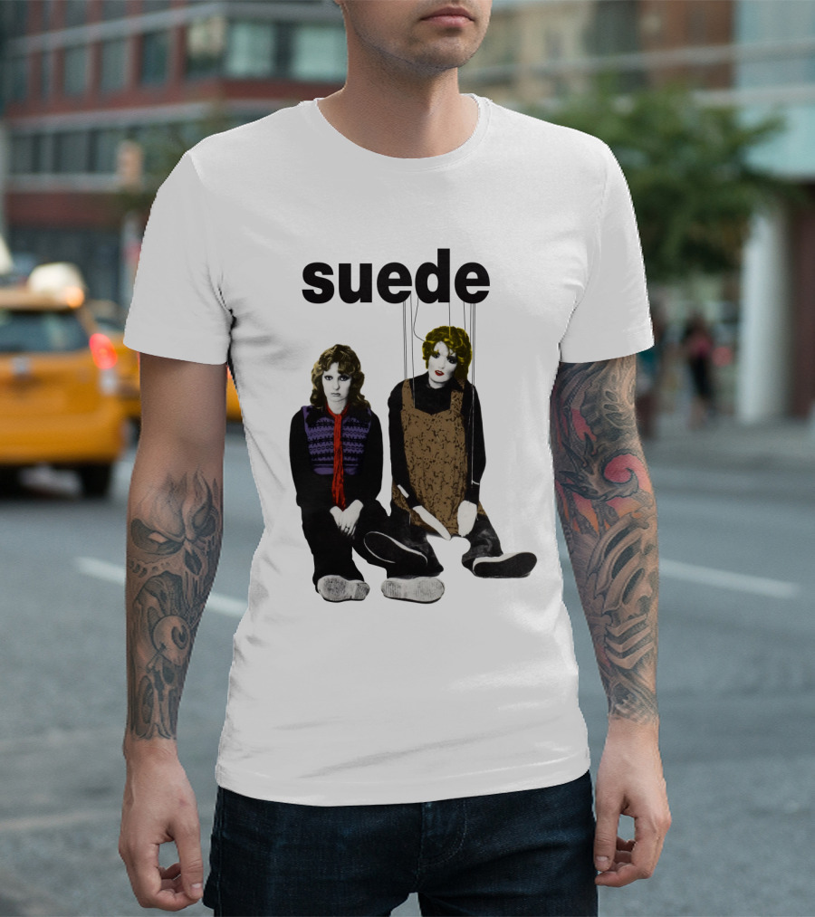 Suede Puppet Dolls Imagery Sde T-Shirt