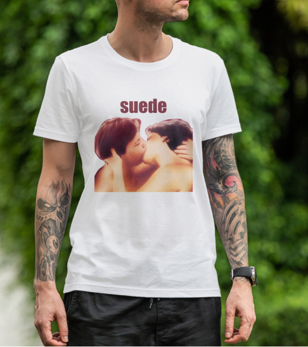 Suede Debut Album Cover Kiss Artwork T-Shirt