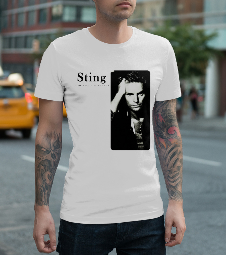 Sting Nothing Like The Sun Album Cover T-Shirt