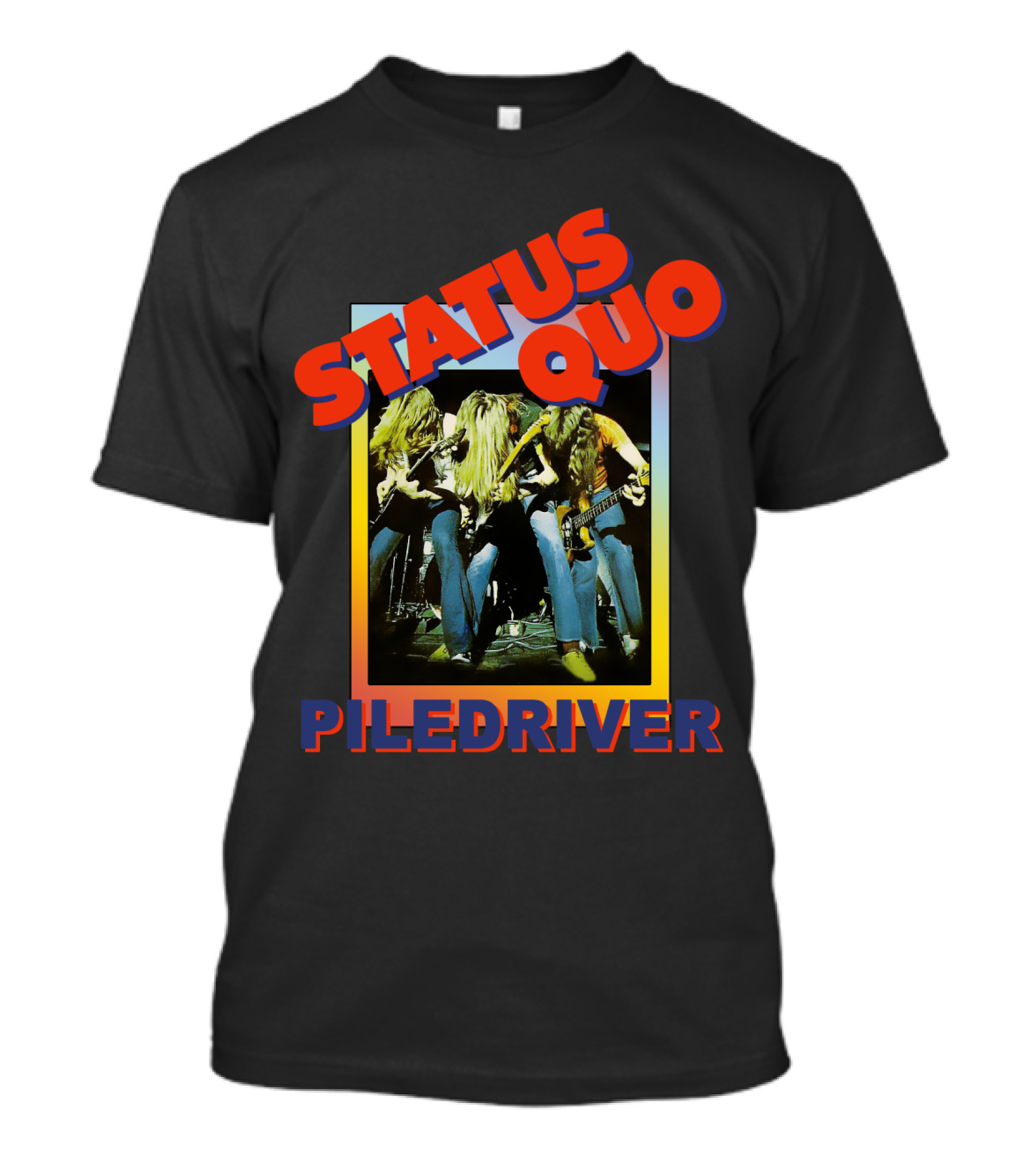 STATUS QUO PILEDRIVER Album Cover T-Shirt