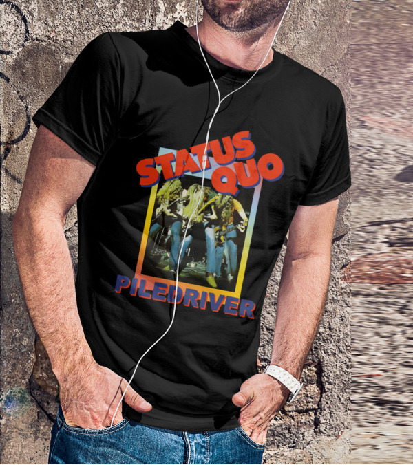 STATUS QUO PILEDRIVER Album Cover T-Shirt