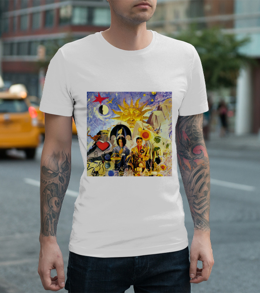 TFF 03 The Seeds Of Love Album Cover Collage Art Psychedelic T-Shirt