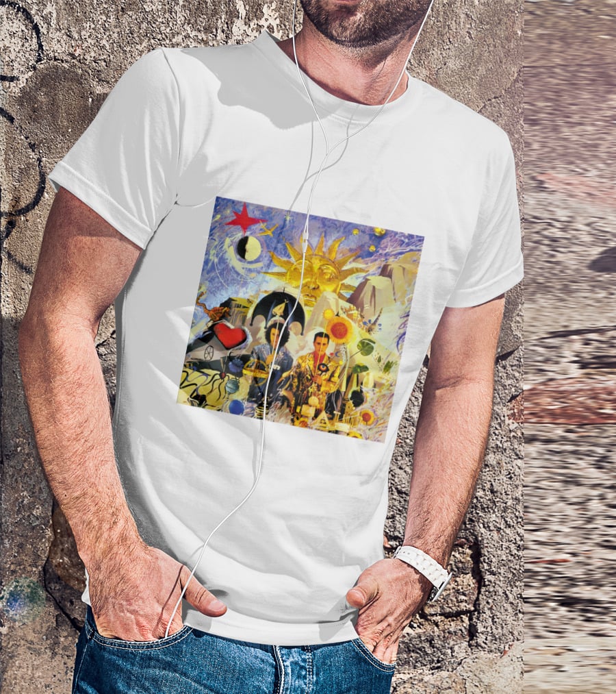 TFF 03 The Seeds Of Love Album Cover Collage Art Psychedelic T-Shirt