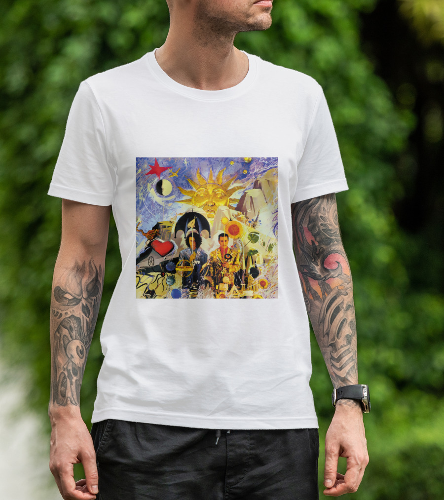 TFF 03 The Seeds Of Love Album Cover Collage Art Psychedelic T-Shirt