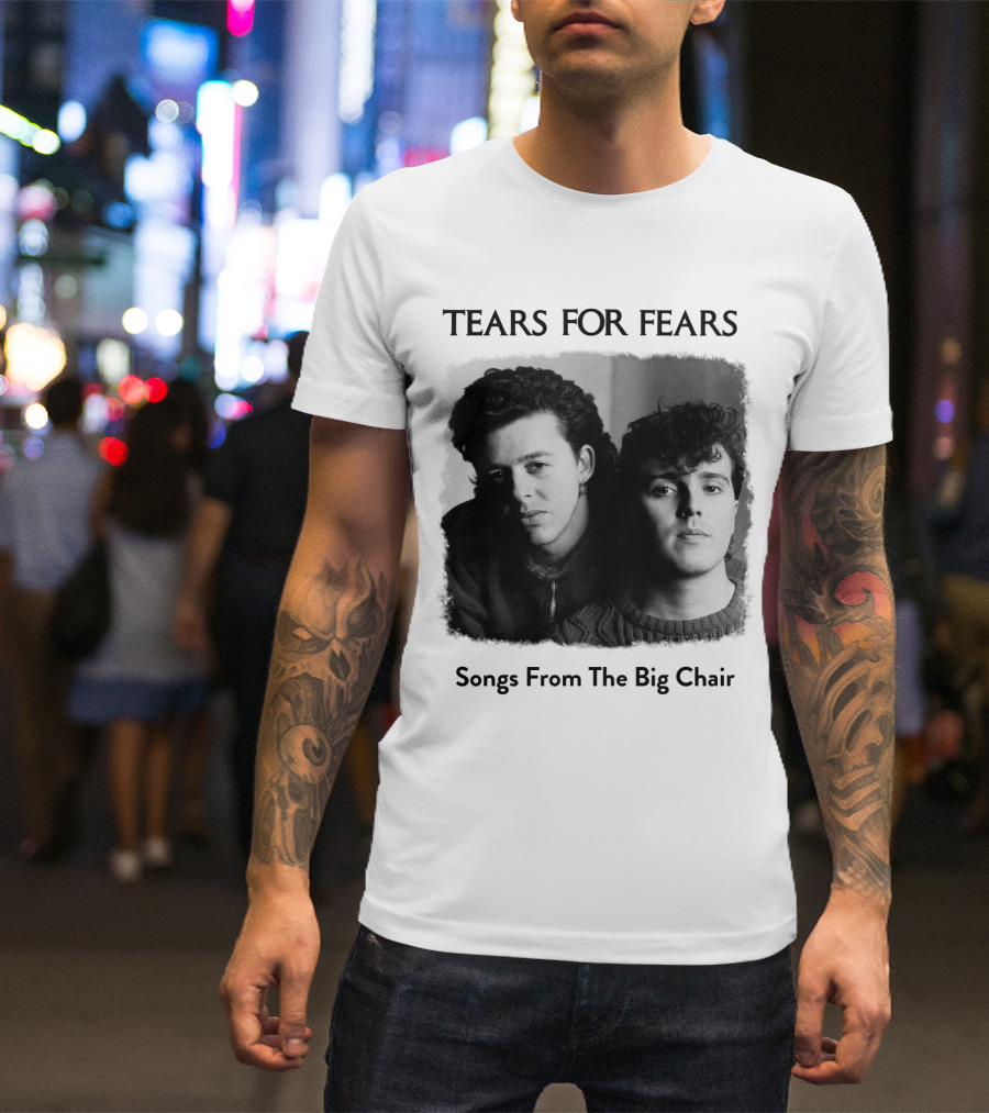 Tears For Fears Songs From The Big Chair Vintage Album T-Shirt