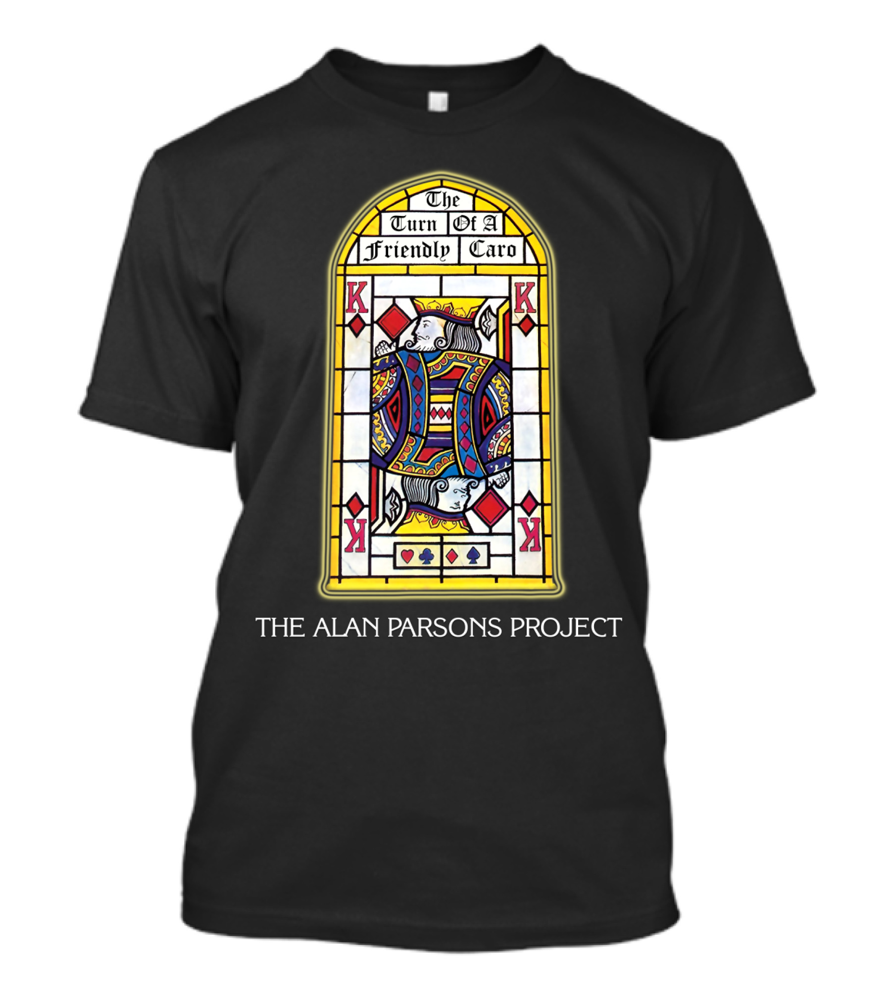 The Alan Parsons Project The Turn Of A Friendly Card King Stained Glass T-Shirt