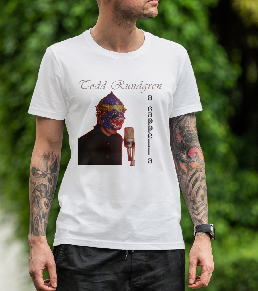 Todd Rundgren A Cappella Mask With Microphone T-Shirt