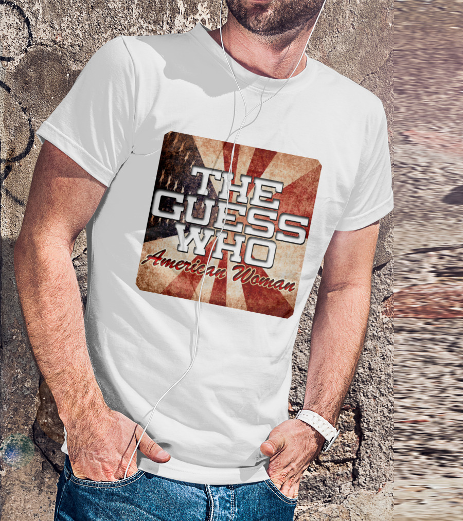 The Guess Who American Woman Vintage Flag T-Shirt