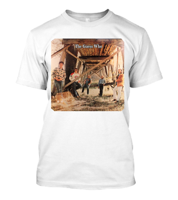 The Guess Who Montreal Canadiens Hockey Jersey Vintage Album Cover T-Shirt