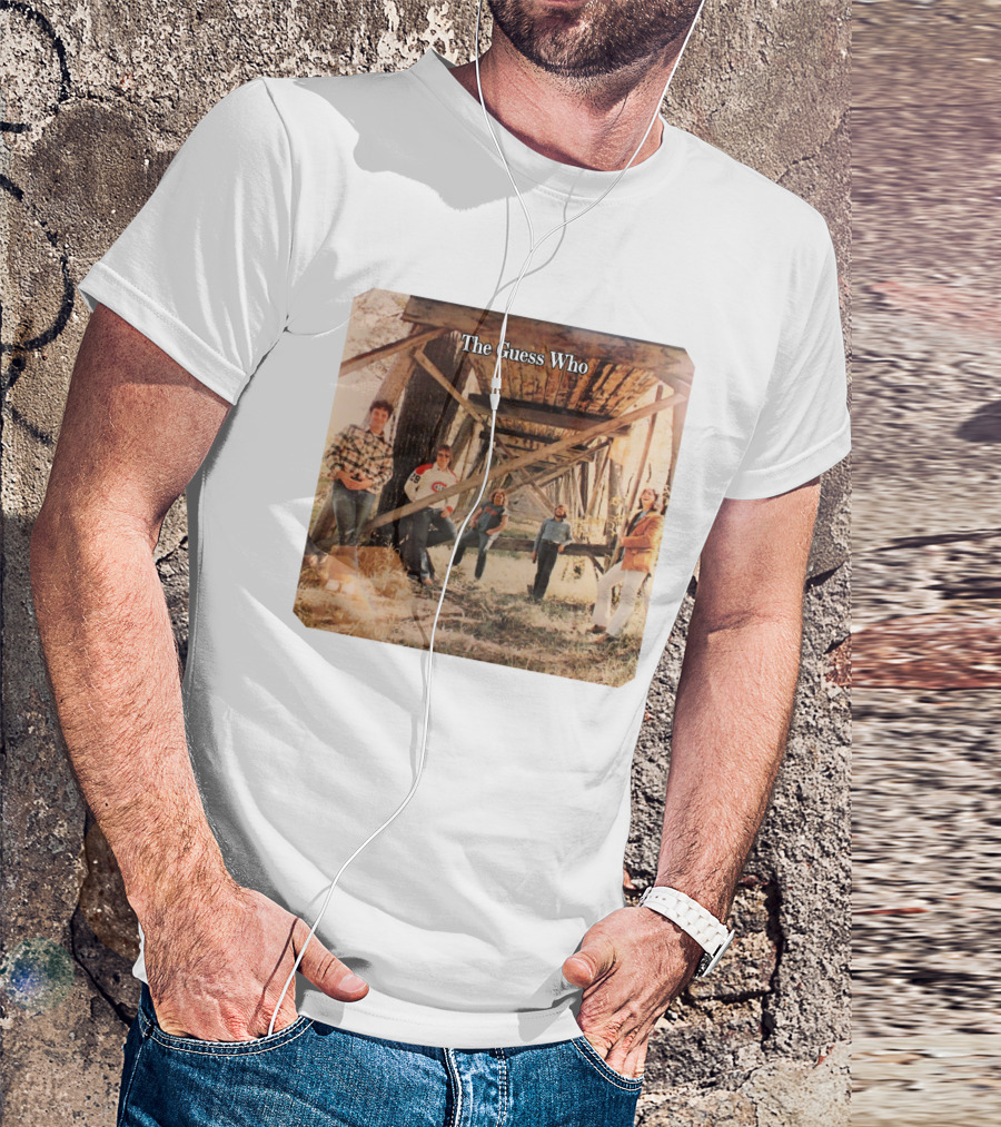 The Guess Who Montreal Canadiens Hockey Jersey Vintage Album Cover T-Shirt