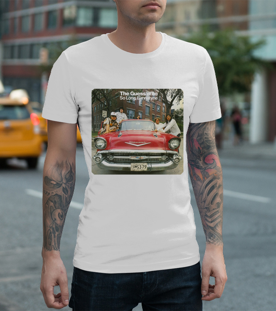 The Guess Who So Long Bannatyne Red Car Album Cover T-Shirt