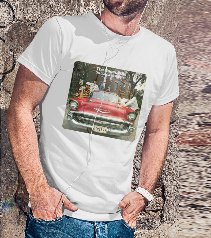 The Guess Who So Long Bannatyne Red Car Album Cover T-Shirt