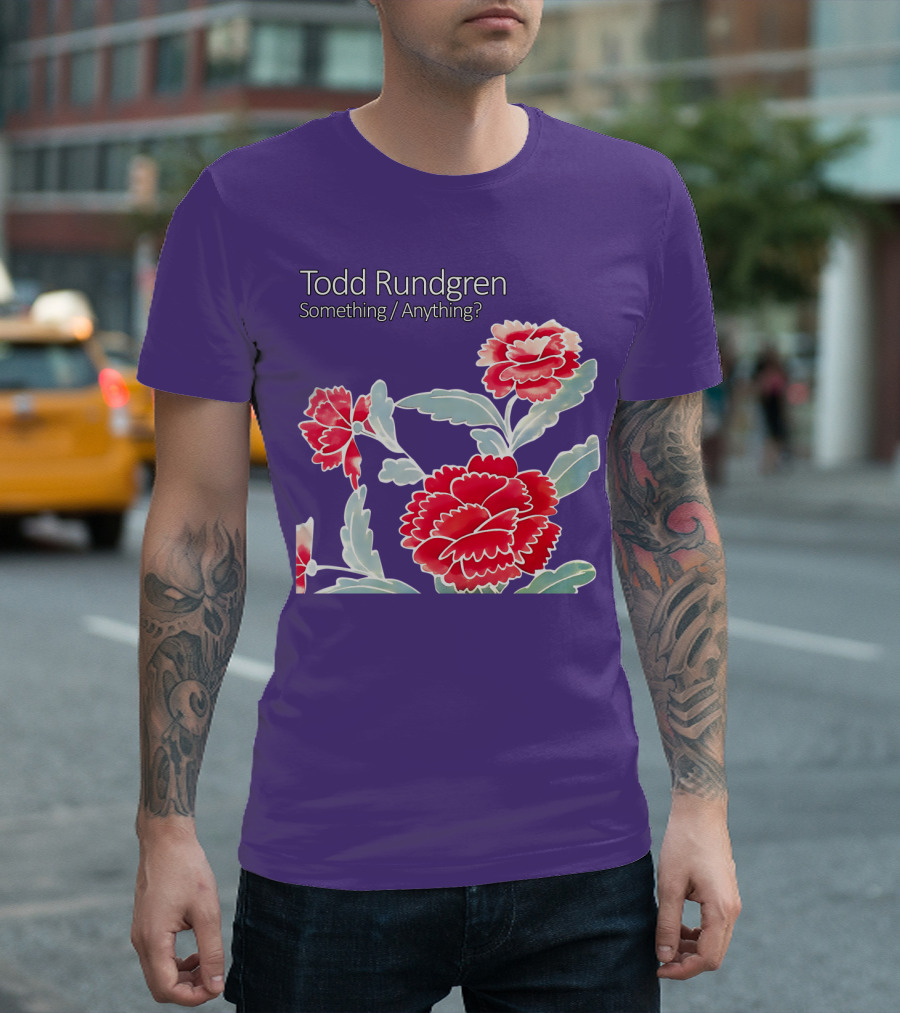 Todd Rundgren Something Anything Red Flowers T-Shirt