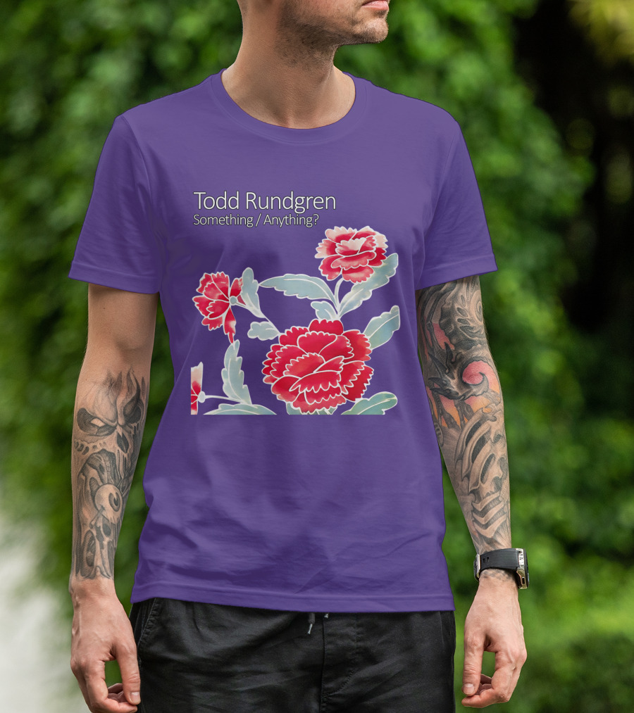 Todd Rundgren Something Anything Red Flowers T-Shirt