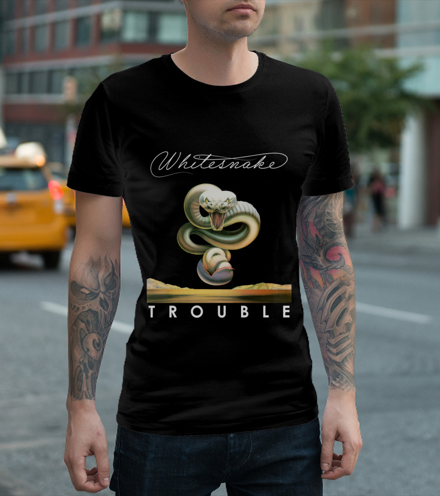 Whitesnake Trouble Snake T-Shirt