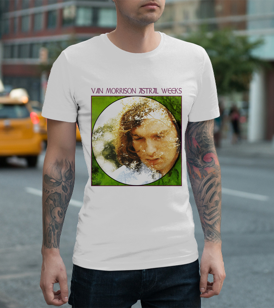 Van Morrison Astral Weeks Album Cover T-Shirt