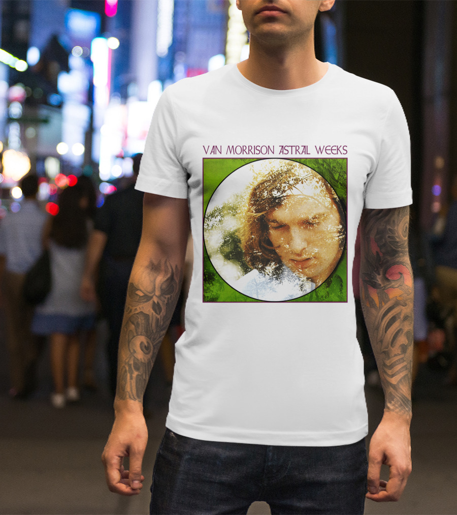 Van Morrison Astral Weeks Album Cover T-Shirt