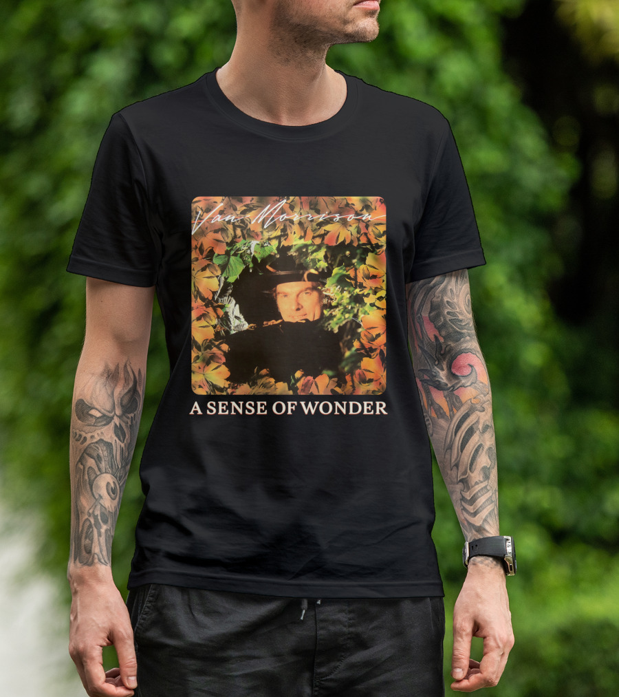 Van Morrison A Sense Of Wonder Album Cover T-Shirt