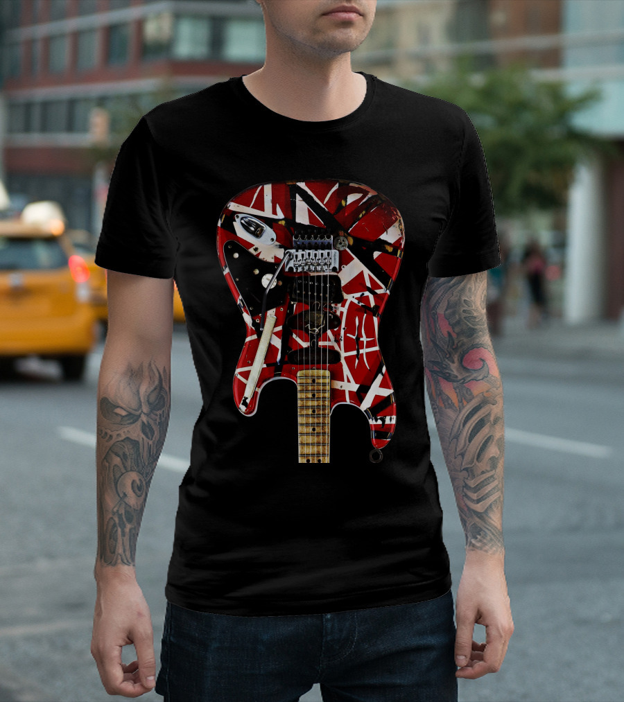 Eddie Van Halen Frankenstein Guitar T-Shirt