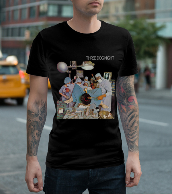 Three Dog Night Vinyl Surgery Operation Scene T-Shirt