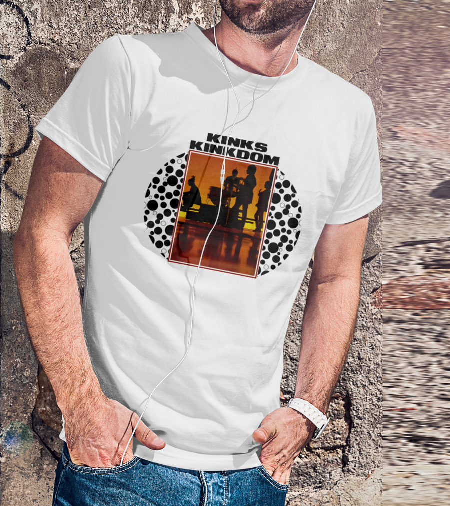 Kinks Kinkdom Album Silhouette Performance Artwork T-Shirt