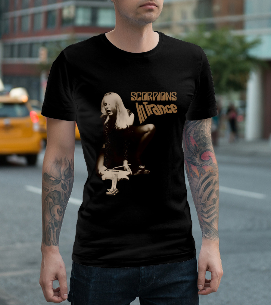 Scorpions In Trance Vintage Rock Album Art T-Shirt
