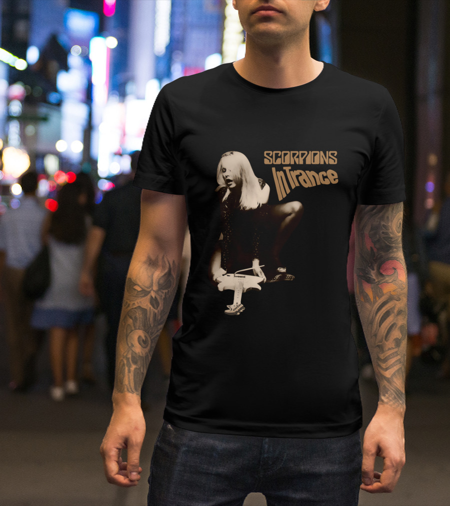Scorpions In Trance Vintage Rock Album Art T-Shirt