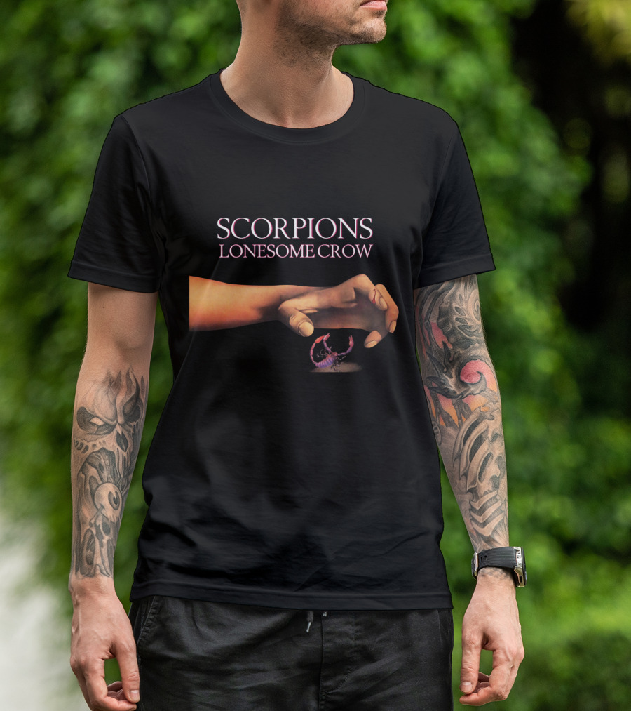 Scorpions Lonesome Crow Album Cover Art T-Shirt